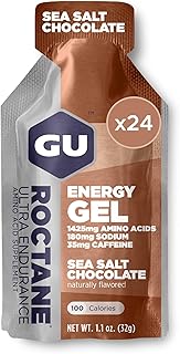 GU Energy Roctane Ultra Endurance Energy Gel, Vegan, Gluten-Free, Kosher, and Dairy-Free On-The-Go Sports Nutrition for Ru...