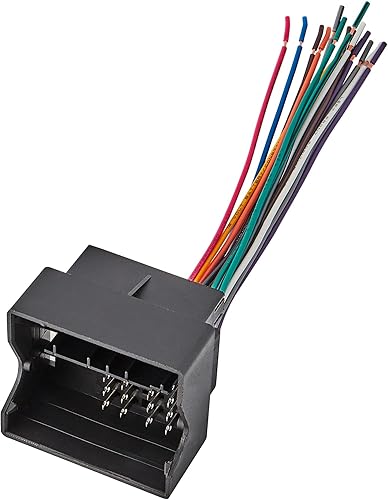 Arnés de cable de radio estéreo para automóvil compatible con AudiBMWVolkswagen 2002-2015 Vehículos PowerSpeaker Adapter Permite la instalación de