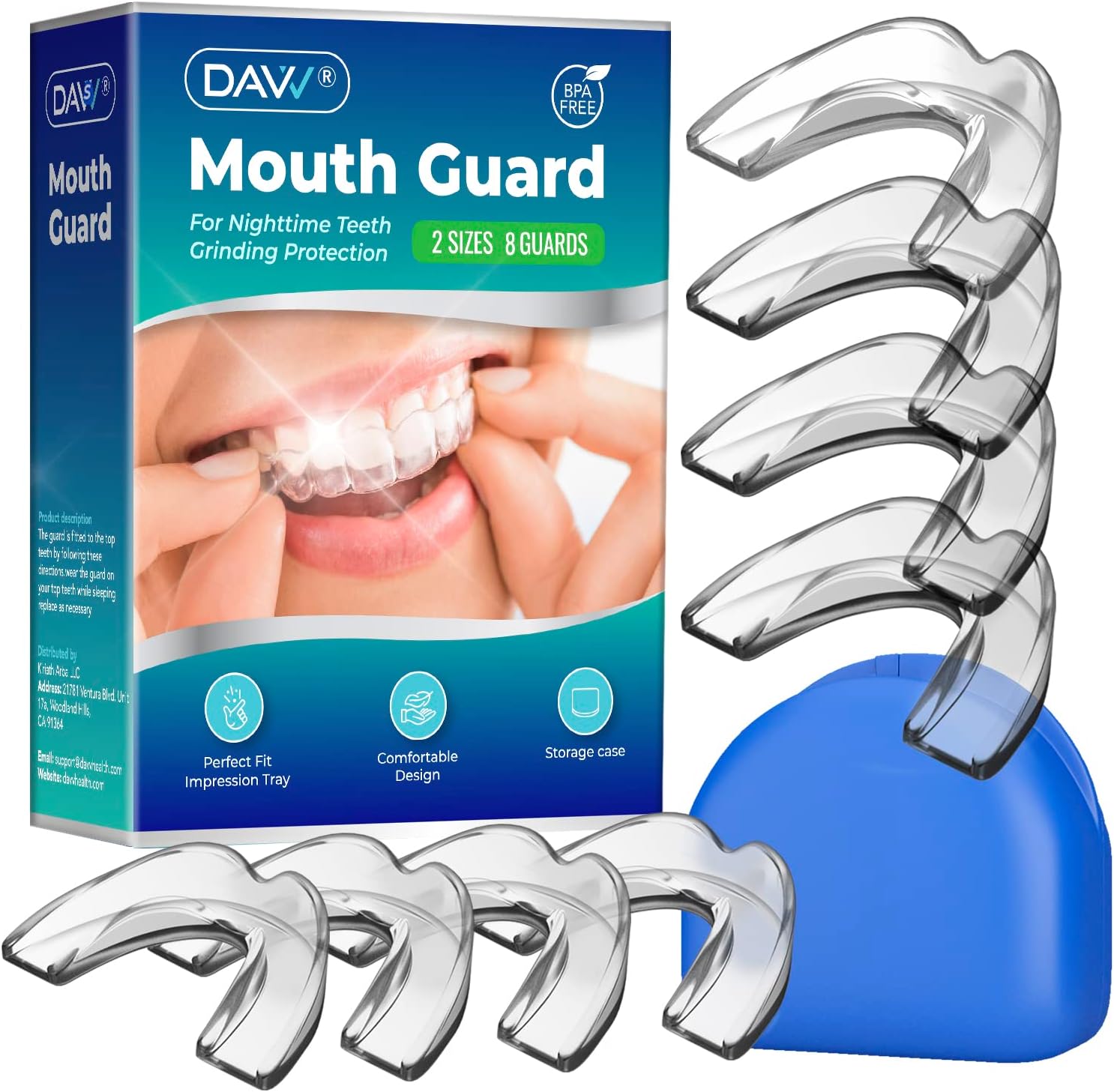 Mouth Guard for Clenching Teeth (8 Piece Set)