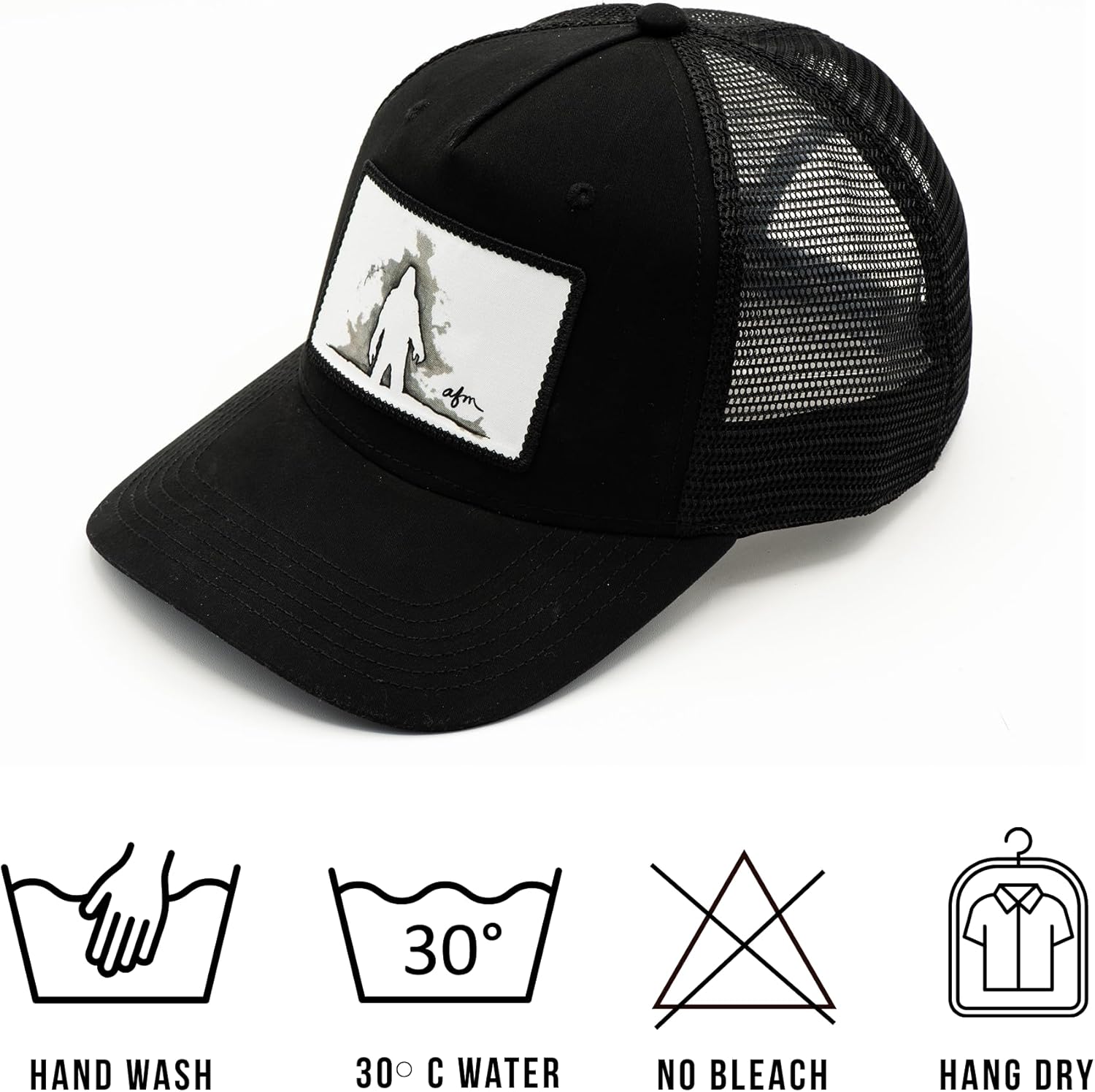 Trendy Durable Trucker Hats for Outdoor Comfort, Sunshield Hat with Signed Artwork and Stainless Steel Badges