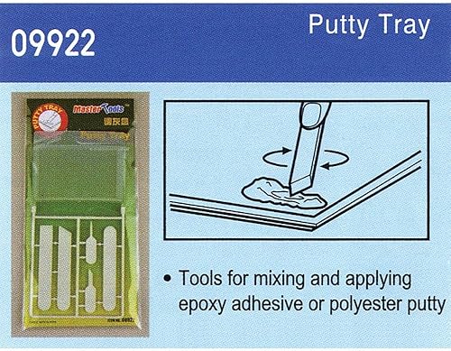 Trumpeter Kit de modelo de bandeja de masilla