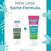 Vista 2 de Benadryl Gel antistamínico extra fuerte, antidolor, 3.5 onzas líquidas botella en onzas, 312547171571 1/9, 1, 1