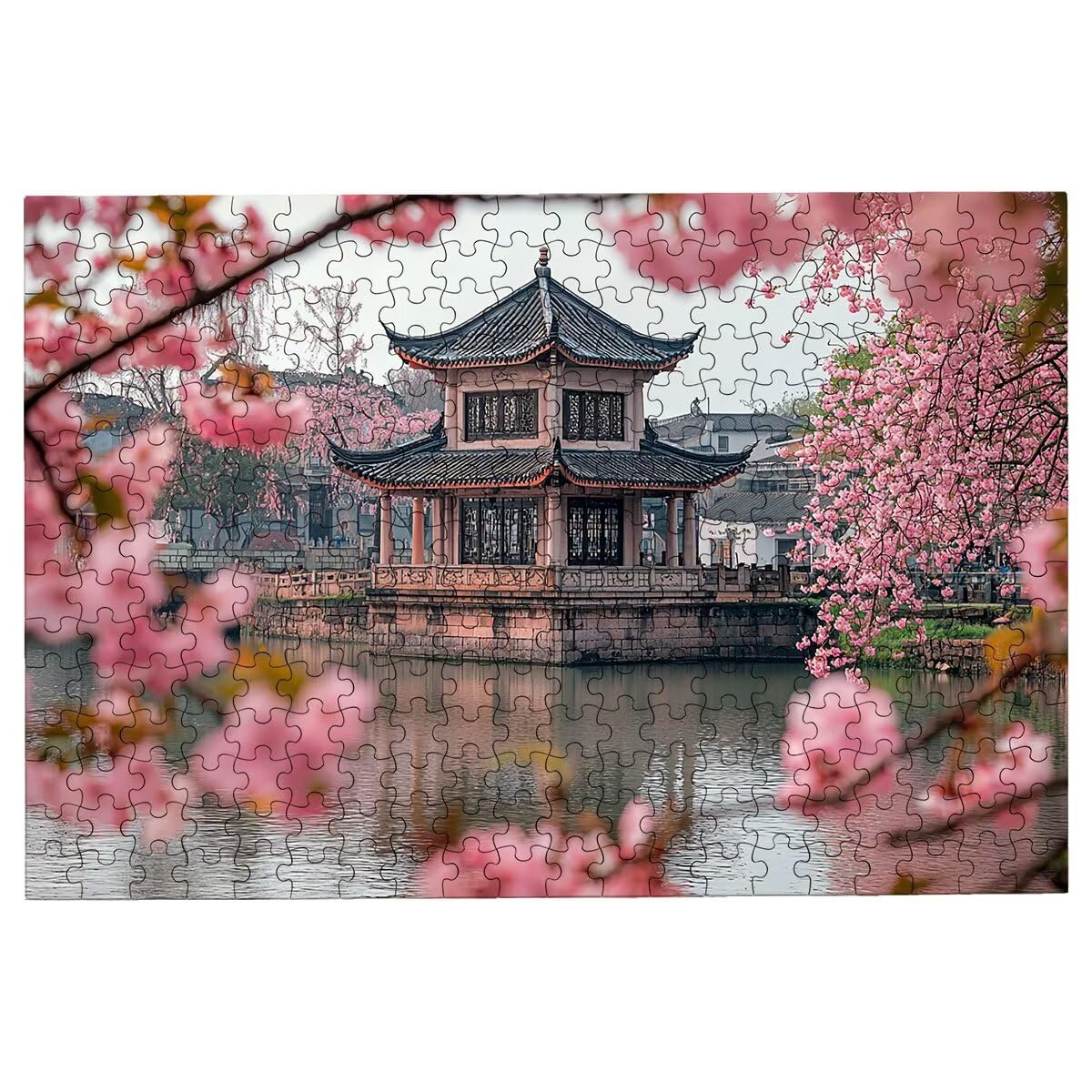 Puzzle 5000 Pezzi Fiore, Puzzle Paesaggi per Adulti, Puzzles in Legno Intrattenimento Creativo, Divertimento, Puzzles Educativi Classici con Confezione di Alta Qualità Idea Regalo Donna Decor -3402