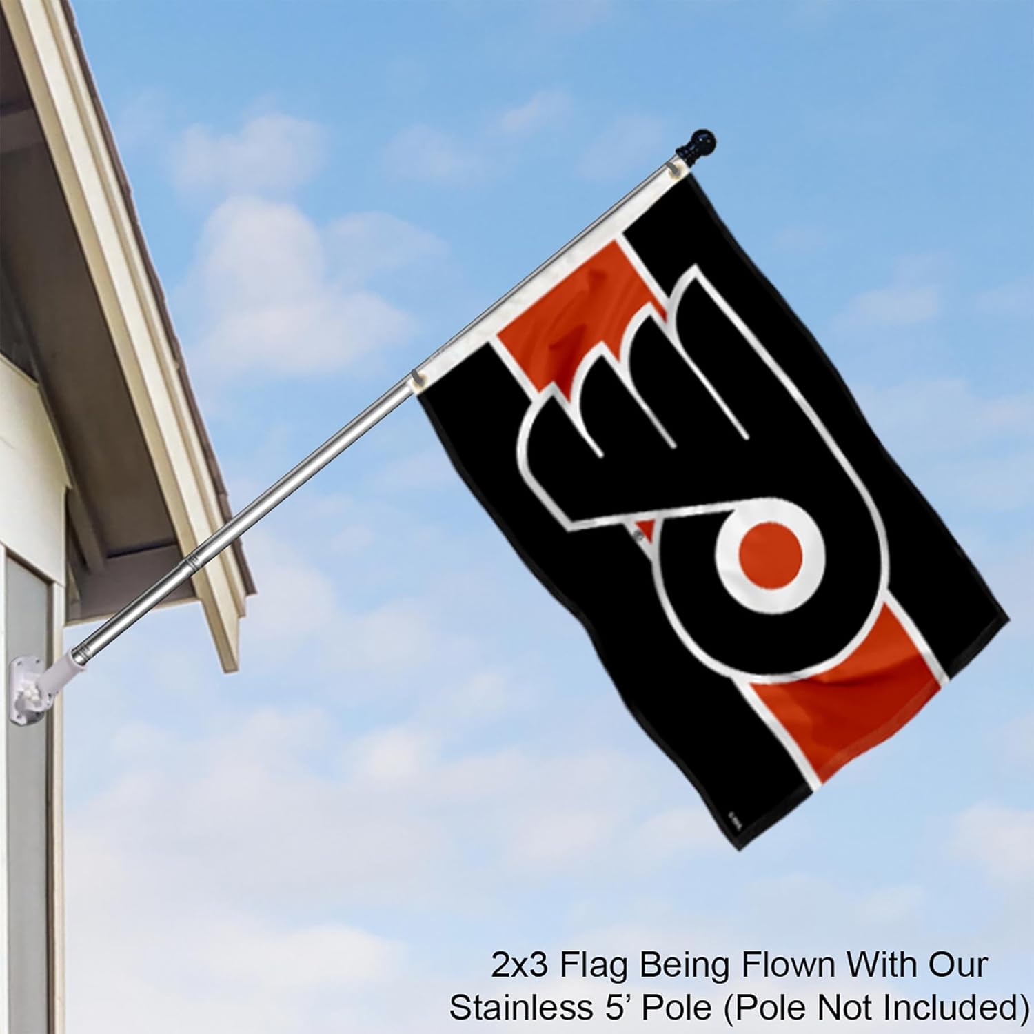 Philadelphia Flyers Small 2x3 Foot Banner Flag - Image 3