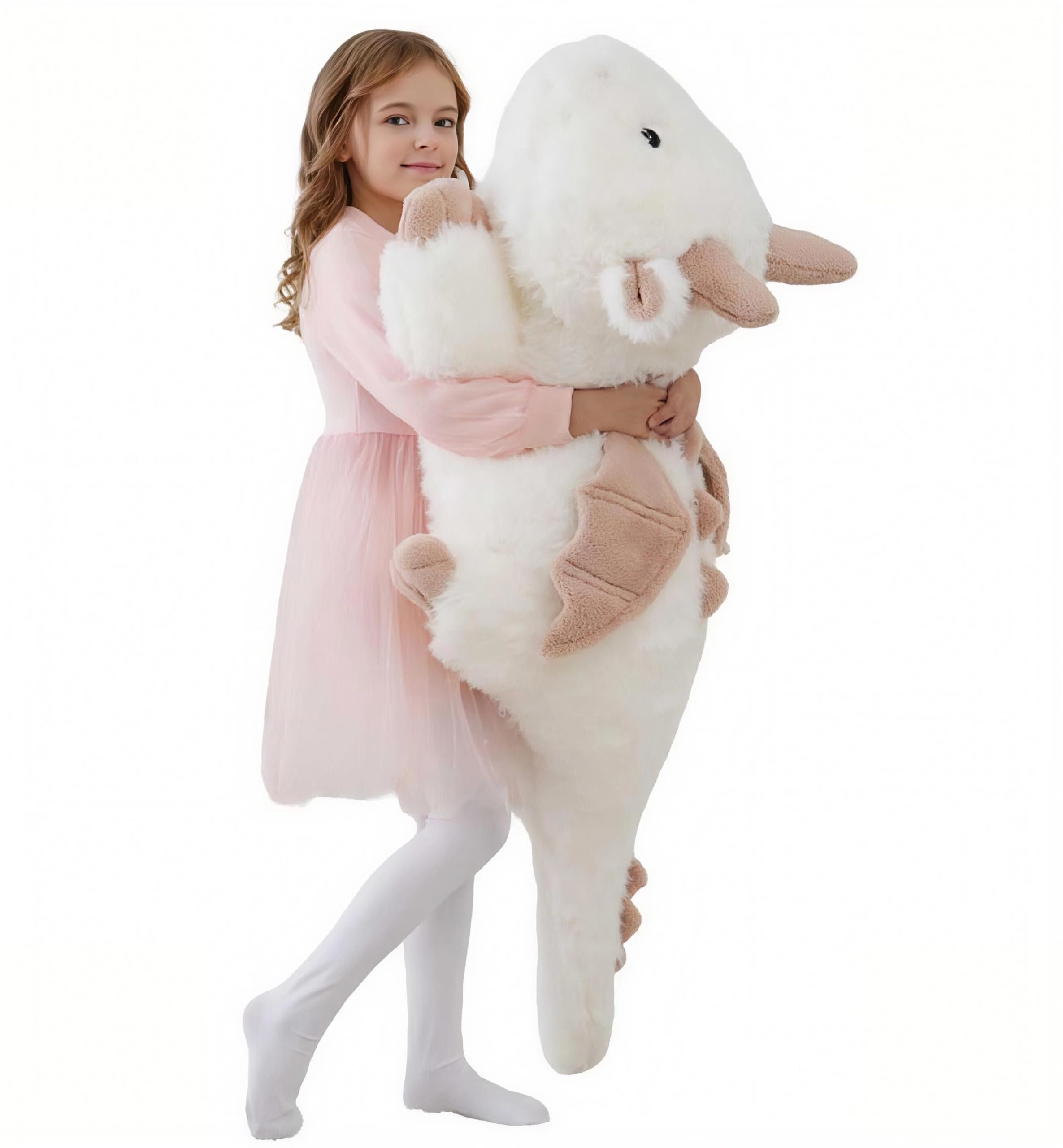 Giant Dragon Stuffed Animal Large Soft Dragon Plush Toy 40 Jumbo Dinosaur Plushies Giant Stuffed Dinosaur Toy for