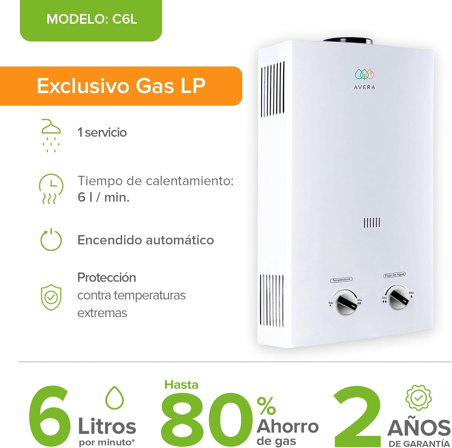 AVERA C6L features and specifications summary