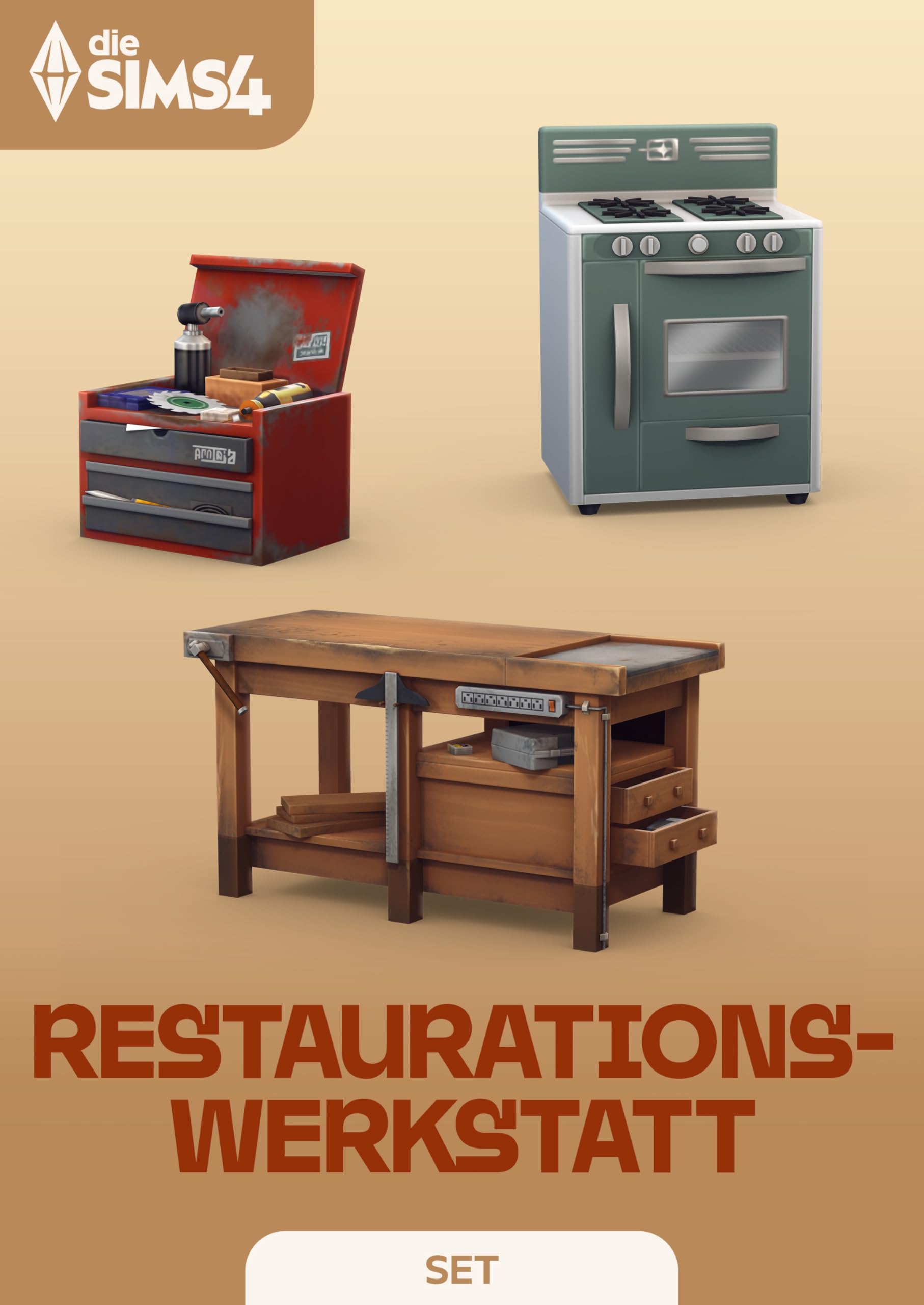 Die Sims Restaurations-Werkstatt-Set (Kit 39) PCWin | Download Code EA App | Deutsch Standard | PC Code - EA App
