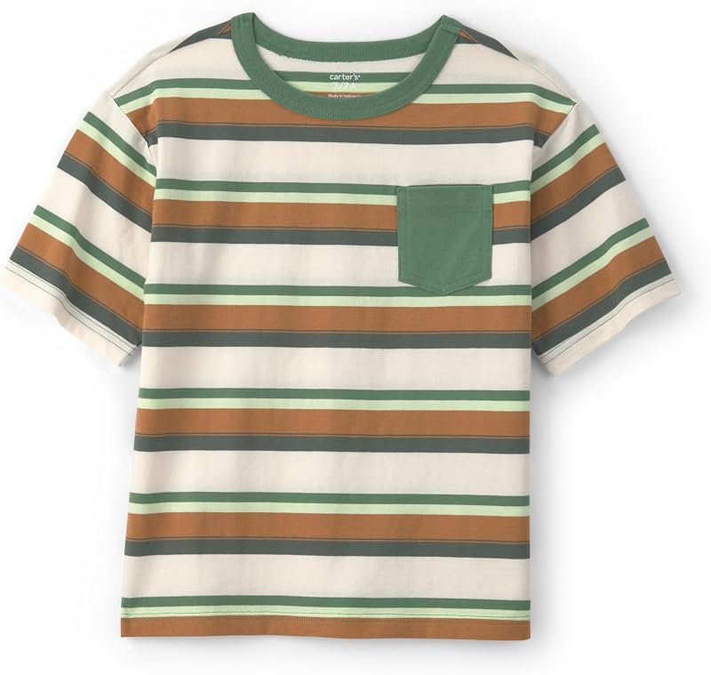 remera de manga corta con estampado gráfico para niño