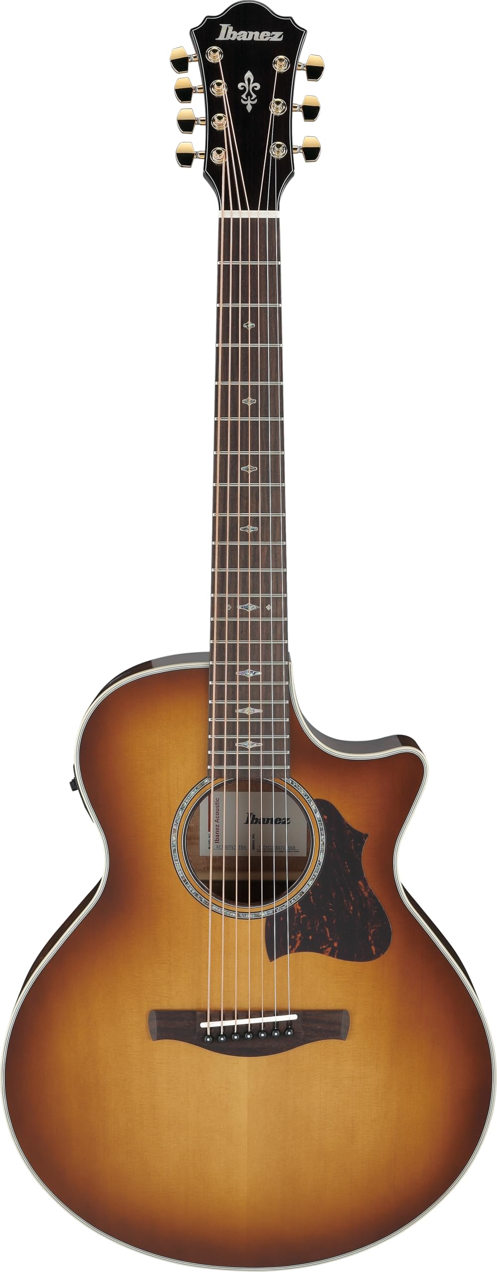Amazon.com: Ibanez AE3007FMH 7-string Acoustic-electric Guitar
