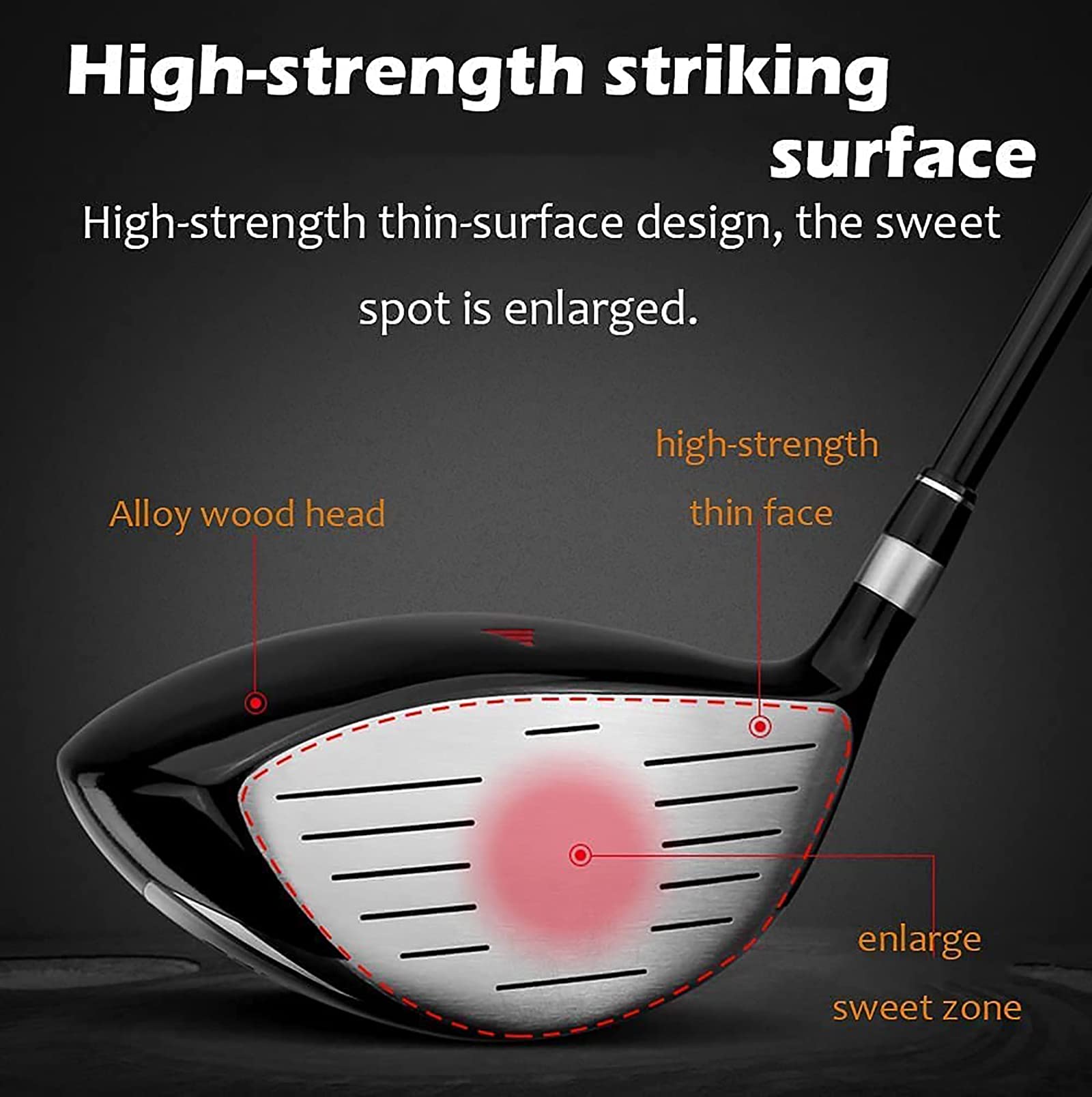 Juego Completo de Golf para Hombre, Juego de Palos de Golf, Bolsa de Pelotas estándar y Palos de Golf para diestros, Juego Completo para Principiantes, Varilla de Carbono, Paquete de 12