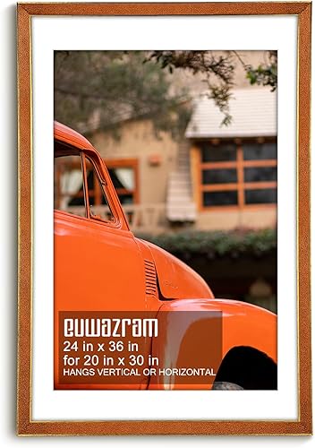 Miniatura 9 de Marco de gamuza de 10 x 13 pulgadas, marco individual, elegante marco verde de 10 x 13 pulgadas con paspartú para fotos de 8.5 x 11 pulgadas, para