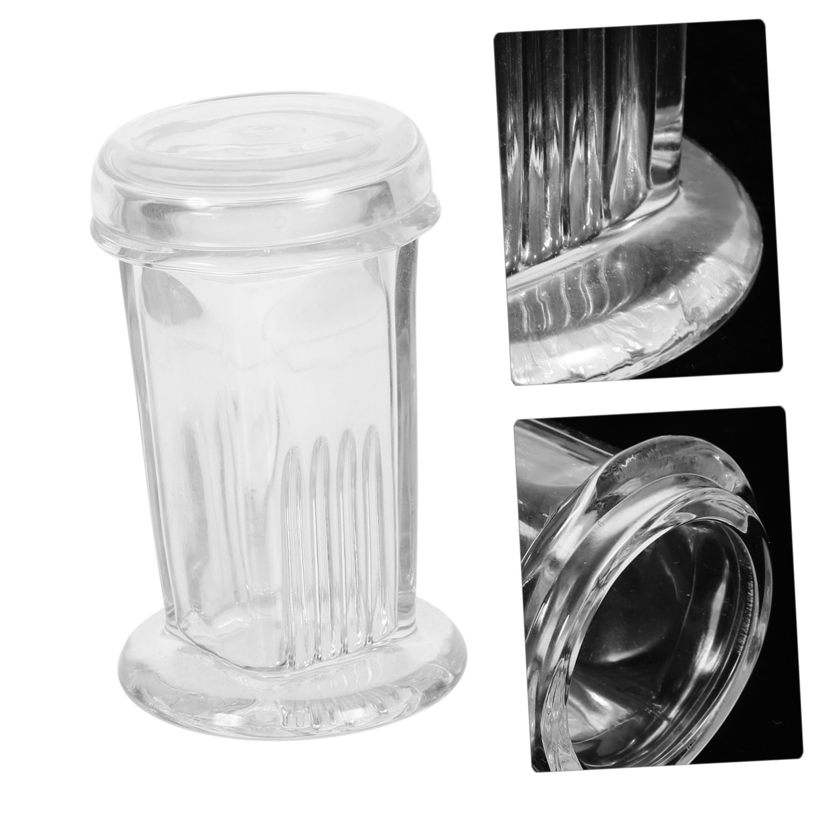 2 pezzi Vetro Coplin Staining Jar Barattolo Trasparente per Colorazione Vetrini Resistente Alte Temperature Design e Rotondo per Laboratorio Capacità Vetrini