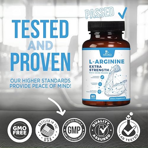 Miniatura 4 de L Arginine Plus con citrulina beta-alanina AKG y calcio suplemento de apoyo muscular de óxido nítrico prémium que apoya el flujo sanguíneo la