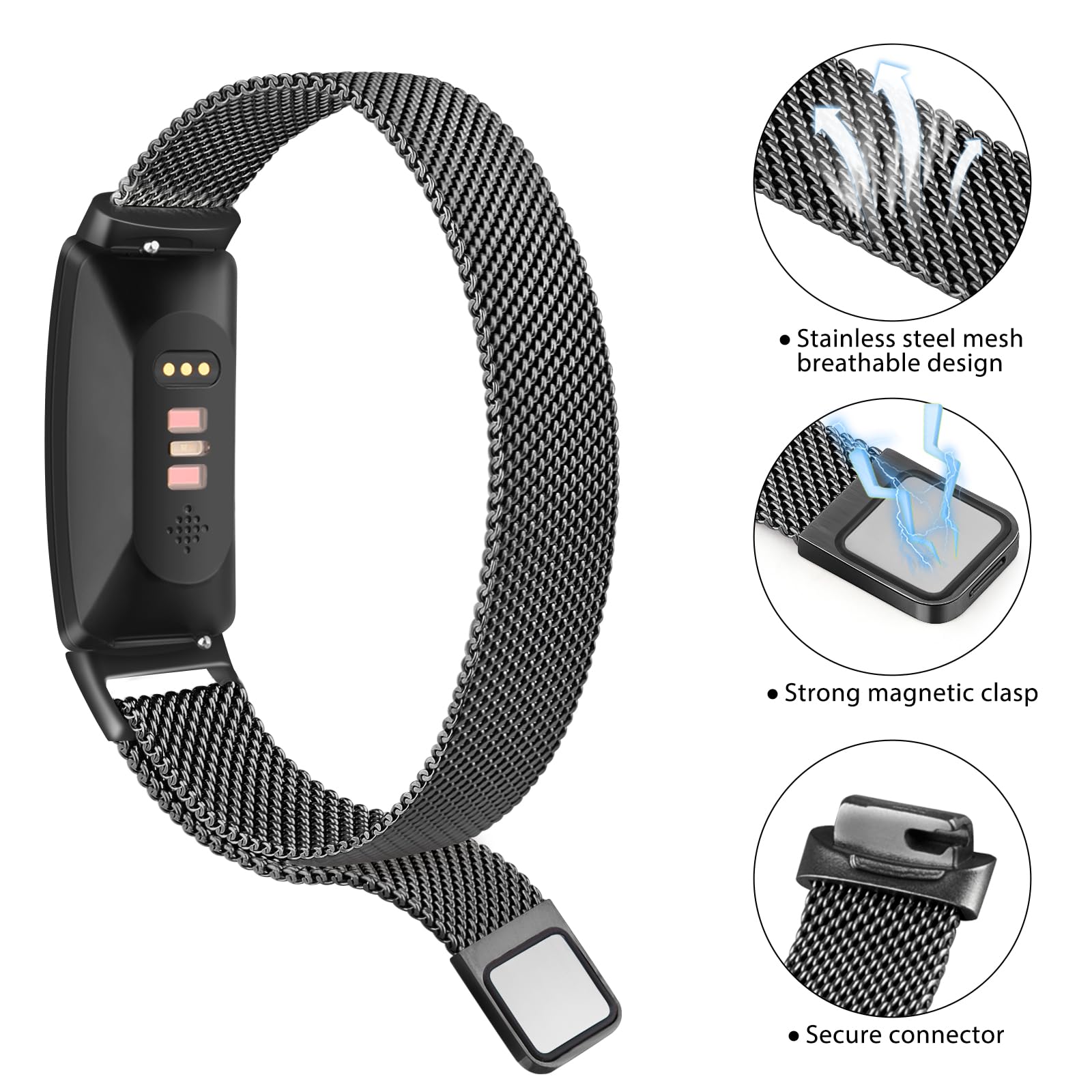 Zoye Strap for Fitbit Inspire Strap/Inspire HR Strap/Fitbit Inspire 2 Straps - Image 4