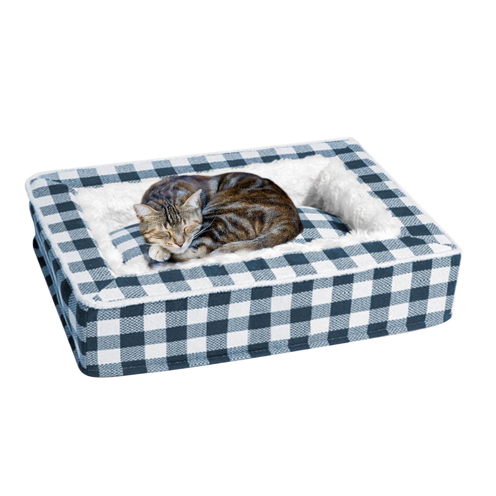 Cama Lavable Para Perros Suave Y Calmante Con Calor Para Acurrucar Mascotas