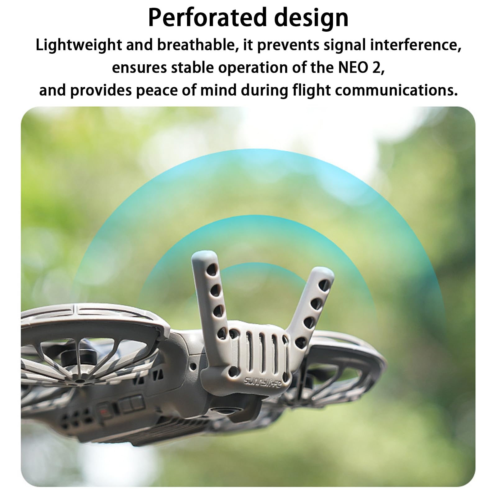 Ricetrasmettitore Digitale Protezione per DJI NEO 2, Antenna Guardia Copertura Accessori