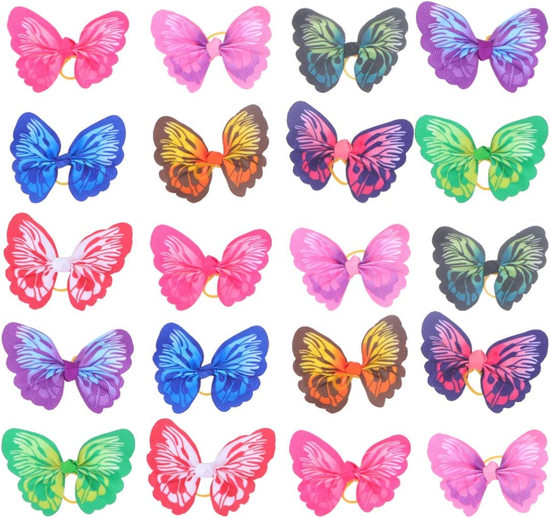 Gojira/Pets/Dogs/Cats Premium Butterfly Handcrafted Hair Bow/Bow-Knot/Topknot Bow with Rubber Band/Grooming Products/Hair Accessories- (Random 1 Piece) (B0BKKX4Y3C) Amazon Price History, Amazon Price Tracker