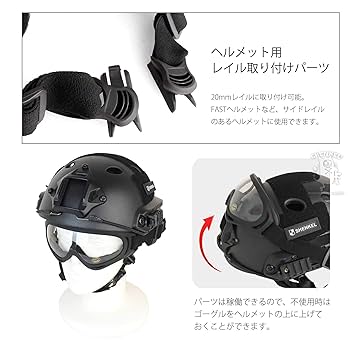 Amazon.co.jp: SHENKEL FAST HELMET ファストヘルメット PJ