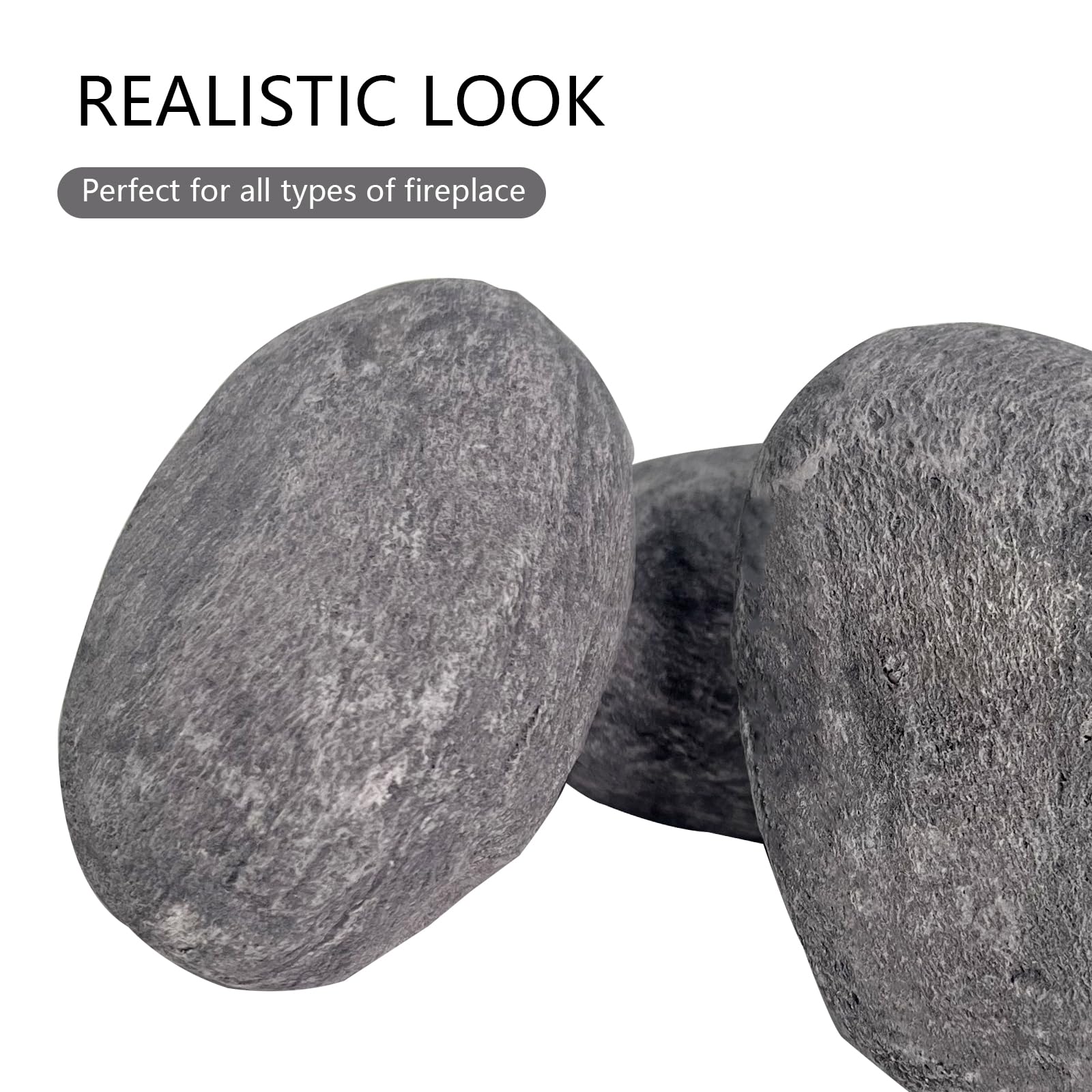 Types Of Rocks Used In Fireplaces Dimplex Accessory Driftwood And