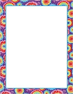 Barker Creek Designer Computer Paper, Tie-Dye, 8.5” x 11”, Decorative Printer Paper, Stationery, 50 Sheets per Pkg, Home, School and Office Supplies (715)