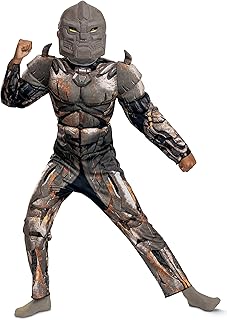 Disguise Rhinox Transformers Costume for Kids, Official Transformers Rise of the Beasts Muscle Padded Costume and Mask, Size (4-6)