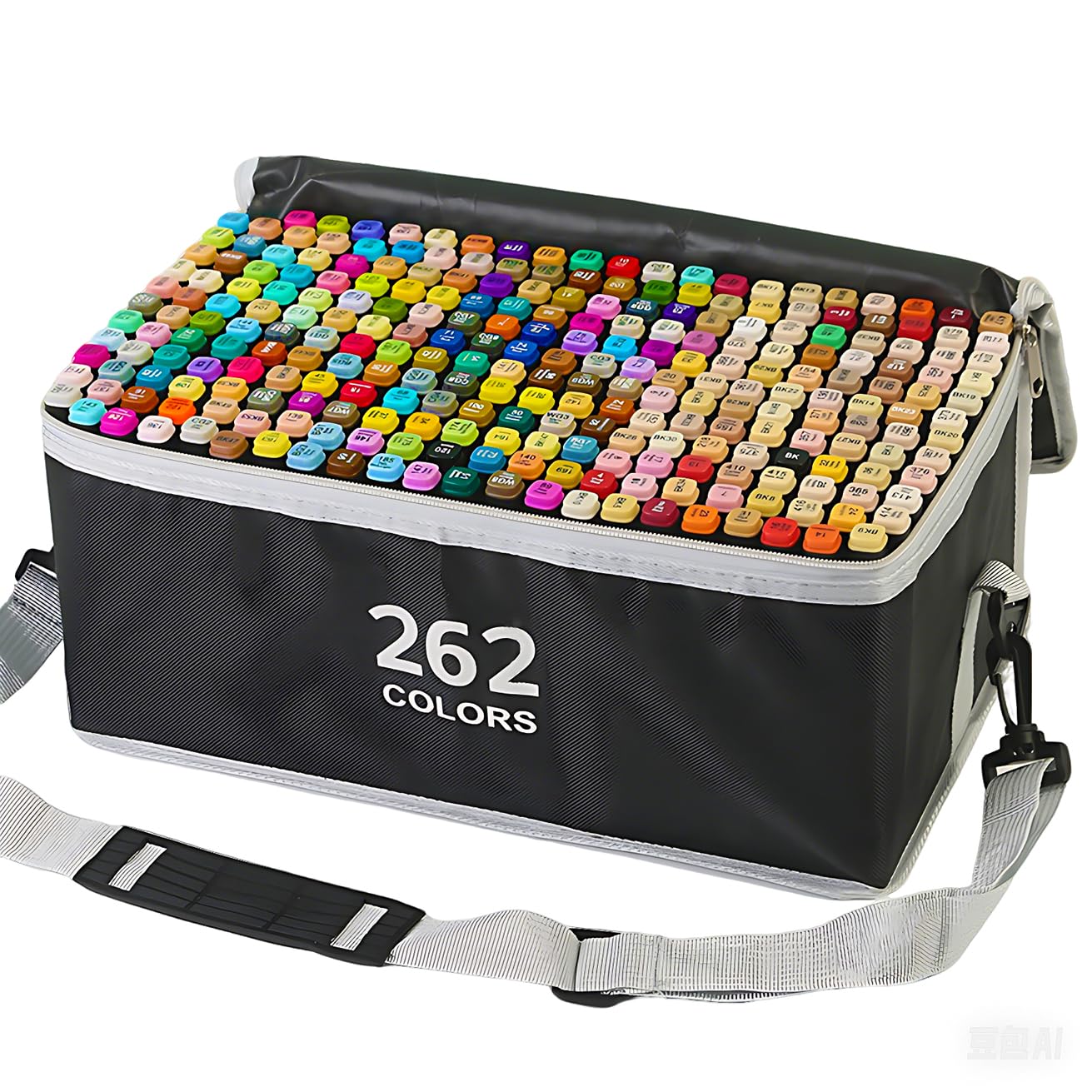 IMAGLINTS Alcohol Markers 262 Colors with Base Drawing Pen Dual Tip Art Markers for Sketch Anime Illustrations