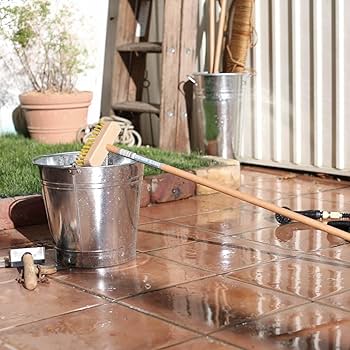 Amazon｜ダルトン(Dulton) 掃除道具 デッキ ブラシ イエロー 高