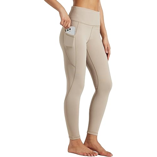 Willit Women's Fleece Lined Leggings High Waisted Winter Thermal Yoga Running Pants with Pockets