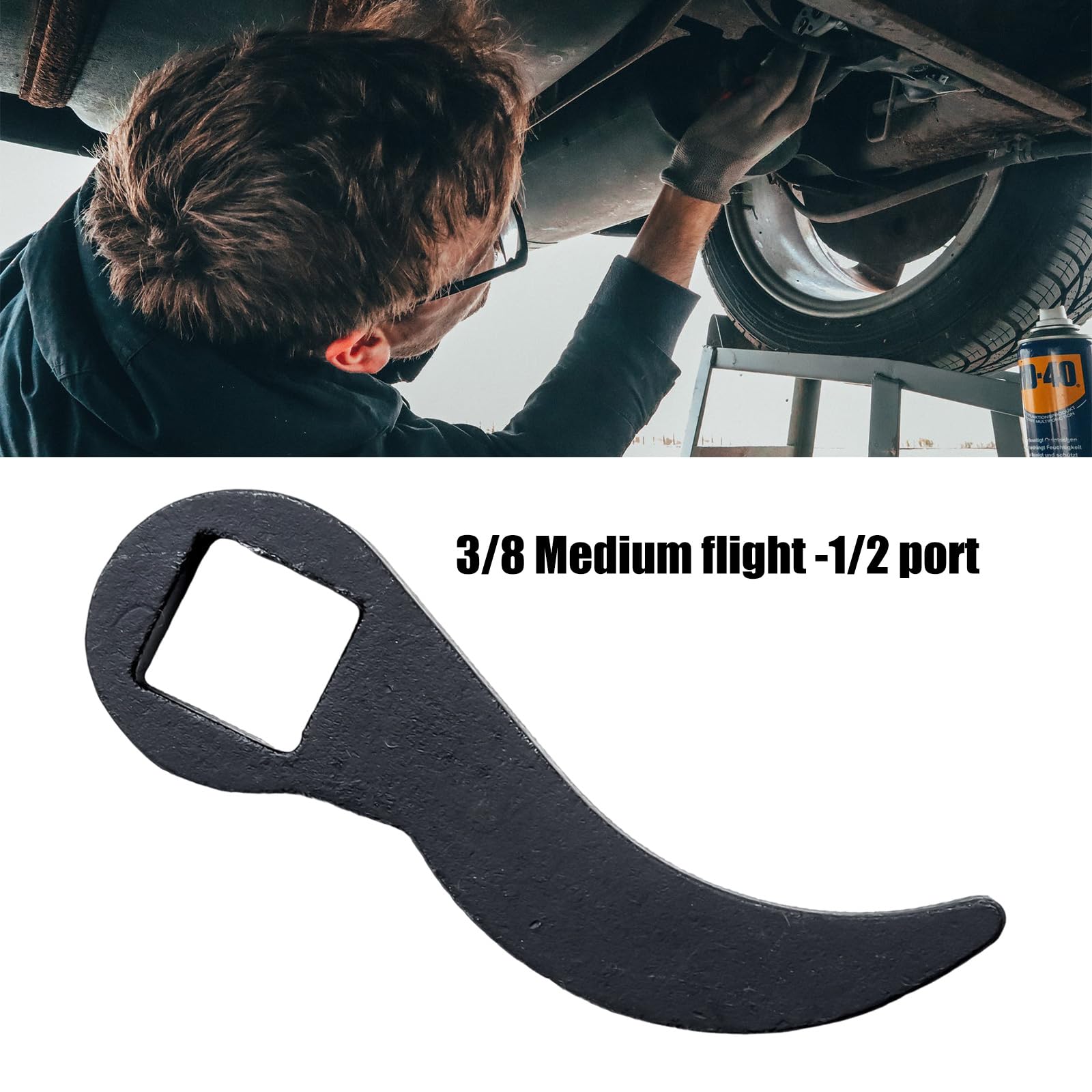 Adjustable Angles Head Strong Open-end Wrench Heavy Duty Crowbars Crowbars Adapter Head Tool For Tight Space Handles