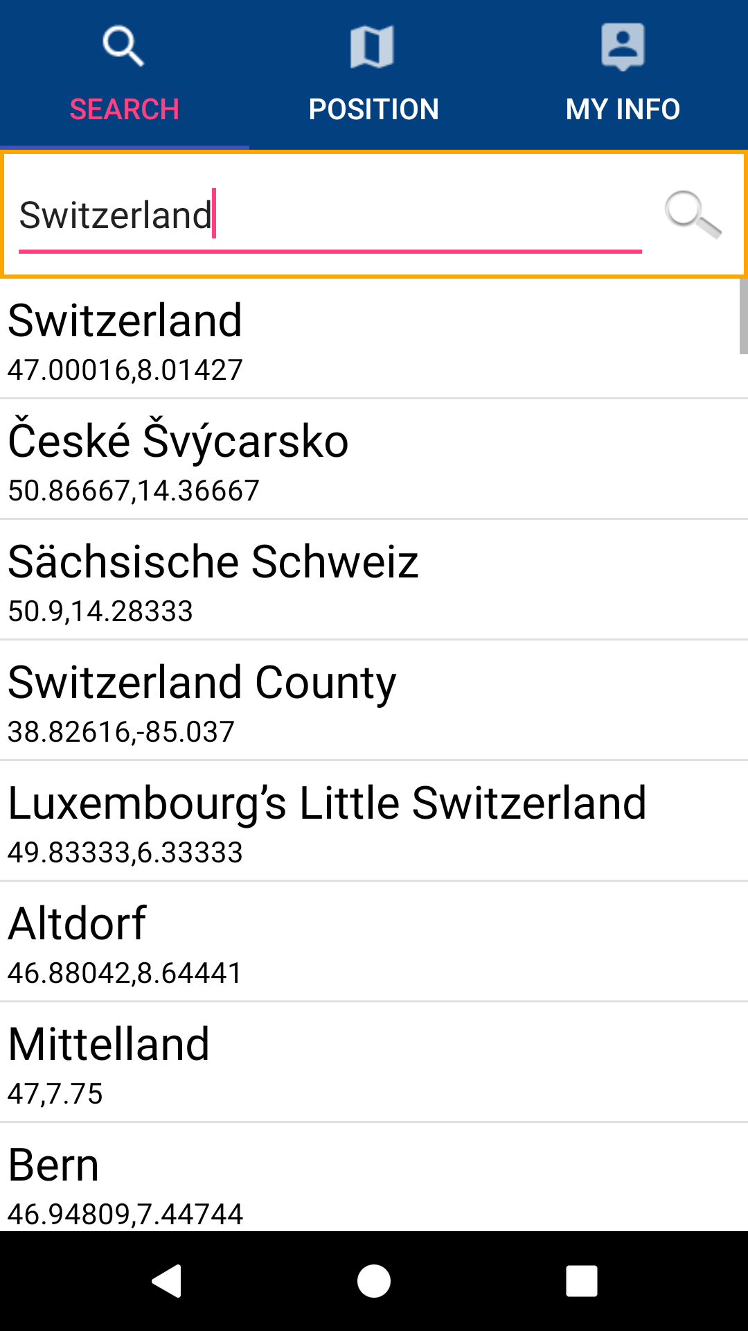Switzerland Lakes GPS MapAmazon.deAppstore for Android