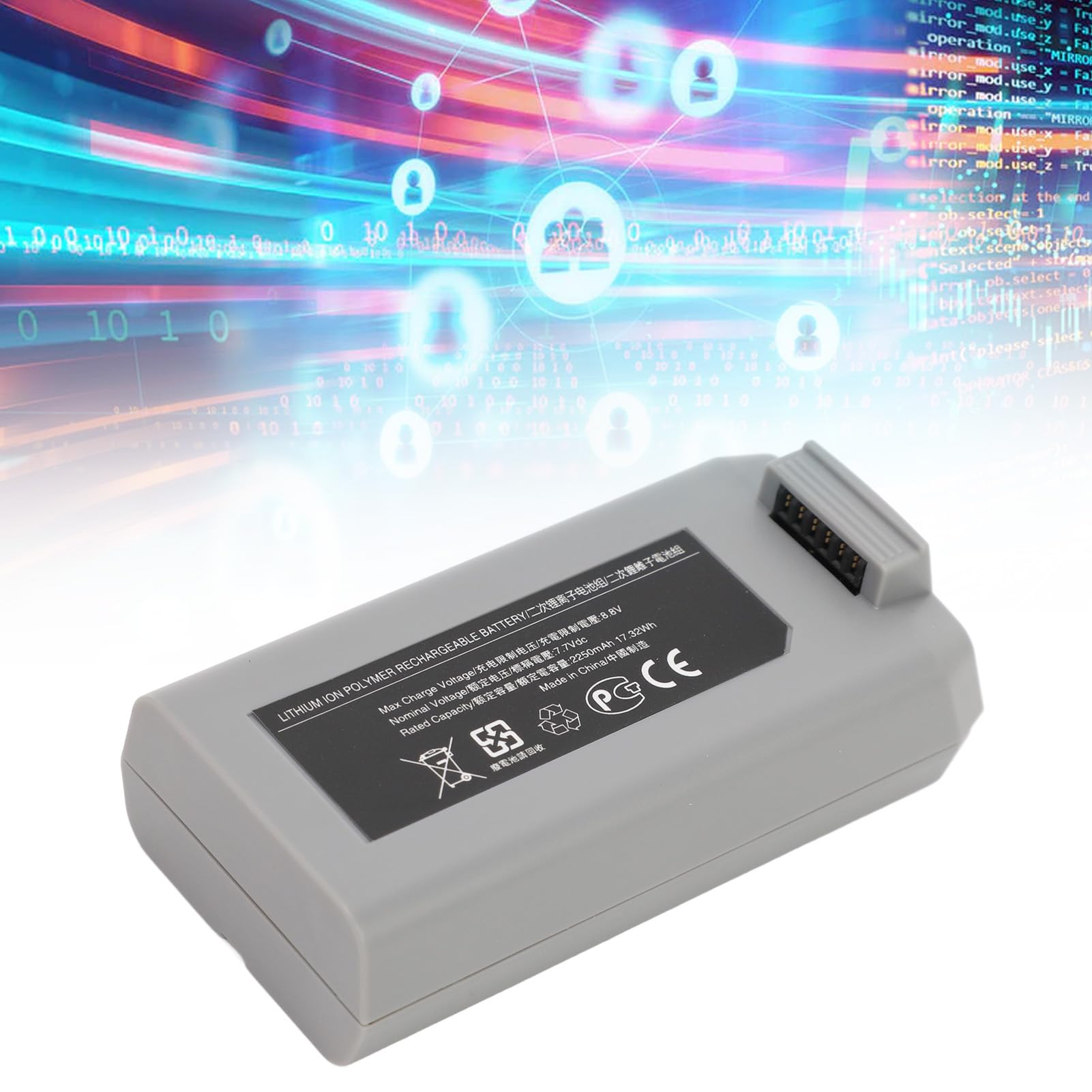 Bateria Litowa 2250 MAh z wymienną baterią o Dużej Pojemności Inteligentny System Inteligentnego Zarządzania baterią dla Drona Mini 2SE