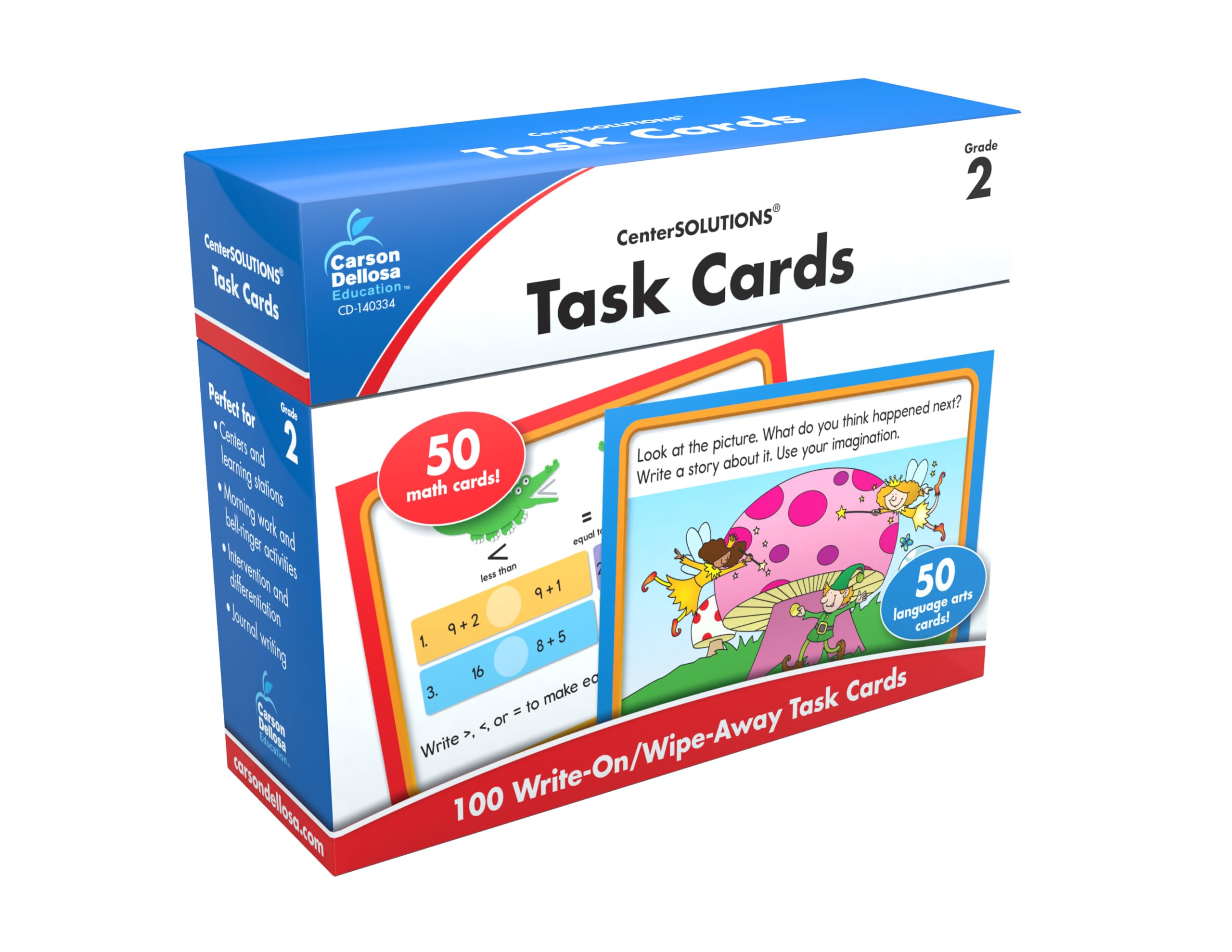 Carson-Dellosa Task Cards Learning Cards Grade 2