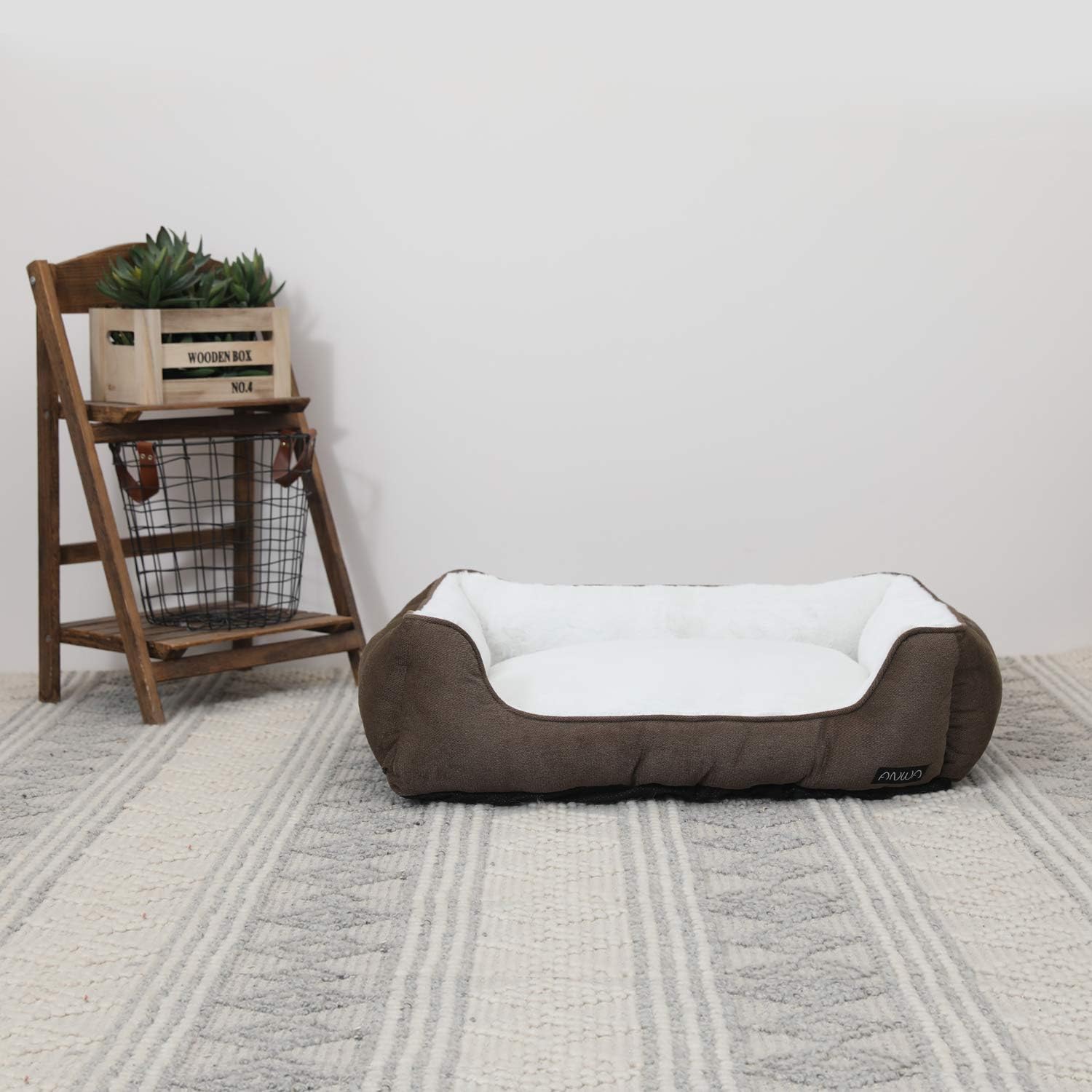 ANWA Washable Dog Bed Medium Dogs, Dog Bed Medium Size Dogs, Durable Pet Bed Medium Dogs