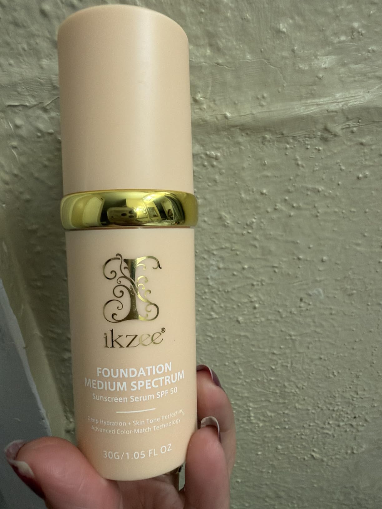 O.SECERT Foundation 4 in 1 - Medium Spectrum with SPF 50+, Anti-Aging, Concealer, Sun Protection, Hydrating Color Changing Foundation Makeup Liquid - Longwearing & Waterproof for Sport, Dancing (Gym, 30ml)