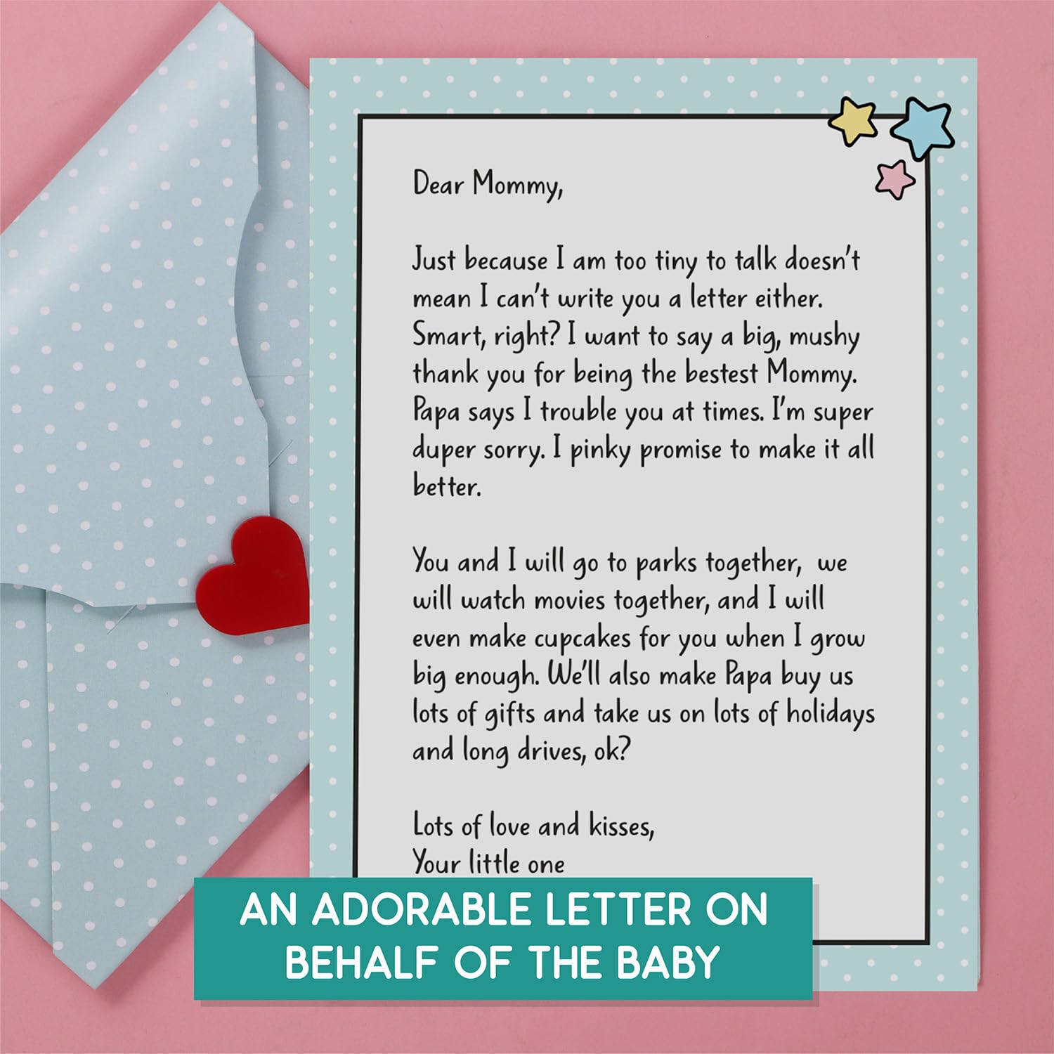 New Mom Gift - Letter for Expecting Mothers -3