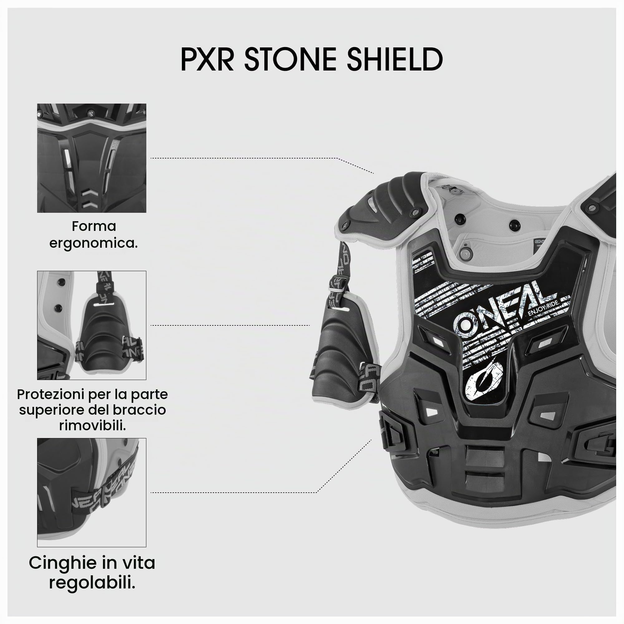 O'Neal 0734-123, Protezioni Uomo, Nero, M