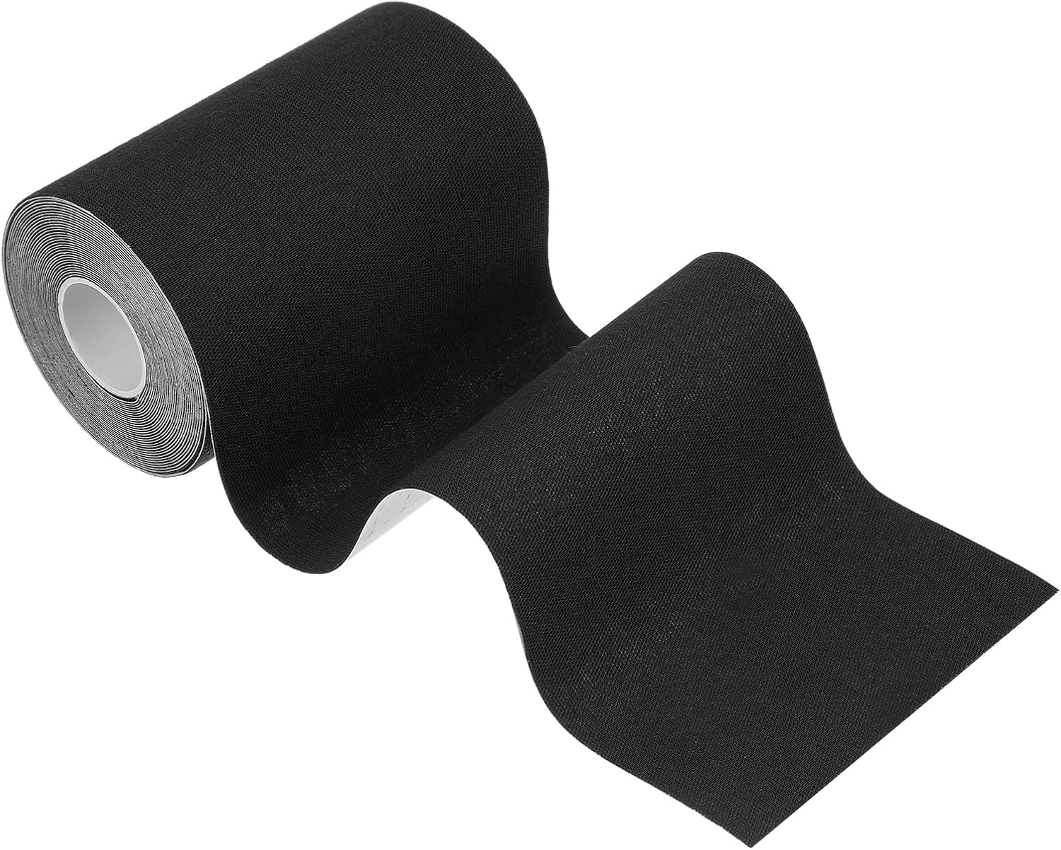 PATIKIL 5.5 Yard x 4 inch Kinesiology Tape, 1 Roll Adhesive Cotton Sports Muscle Support Tapes Waterproof Elastic Tape for Knee Ankle Wrist Shoulder, Black