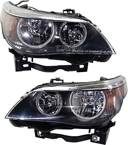 Amazon.com: CarLights360: For 2004 2005 2006 2007 BMW 525i Headlight ...