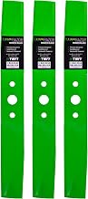 8TEN LawnRAZOR Blade Set for Simplicity Broadmoor Landlord Murray Snapper 44 Inch Deck 1716696ASM (Medium Lift) 3 Pack