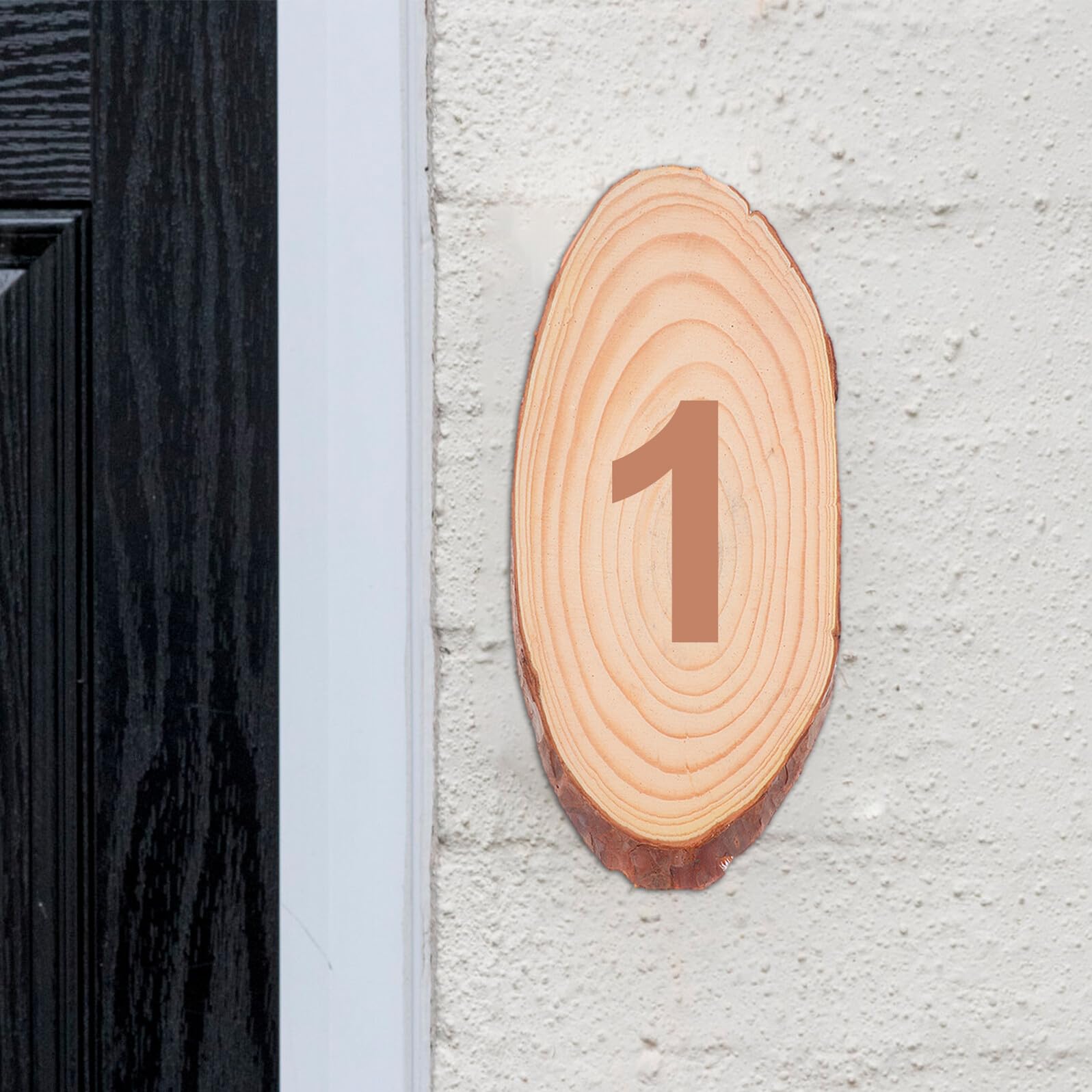 Rodaja de Madera Ovalada sin Terminar para Decoración de Centros de Mesa y Manualidades, Ligera, Resistente y Decorativa para Colgantes y Bodas
