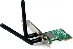 StarTech.com Placa PCI Express Wireless N – Placa adaptador de rede PCIe 802.11 b/g/n de 300 Mbps – 2T2R 2,2 dBi – Placa de mesa sem fio PCIe, TAA (PEX300WN2X2)