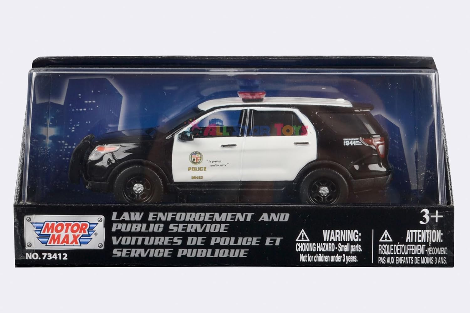 ミニカー motormax ford explorer 2015 lapd 1/24 Motormax 2015 Ford Explorer LAPD Police Car 1:43 Diecast com Estojo