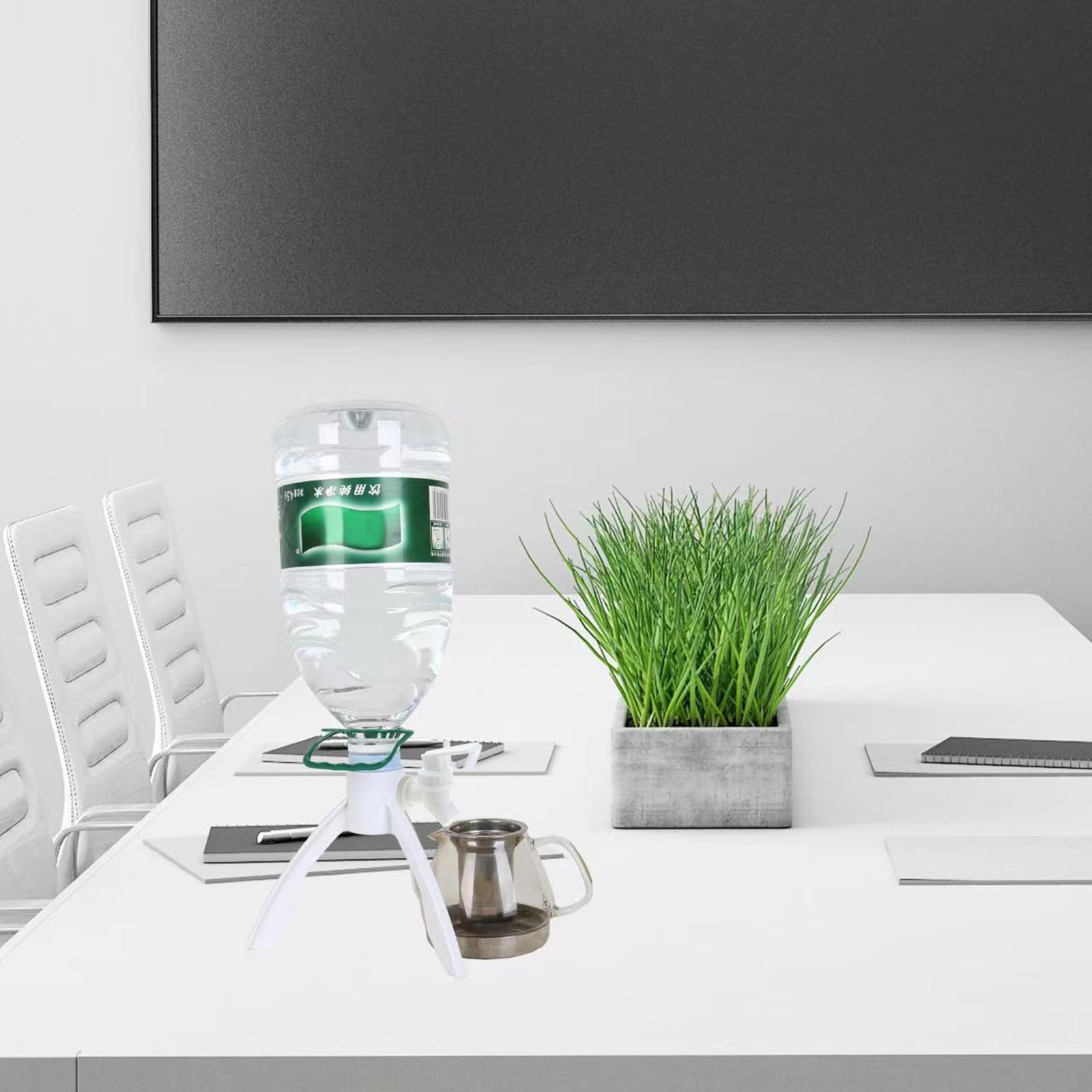 GAOSHA Inverted Bottled Water Drinking Rack Mineral Water Dispensers Triangular Water Dispenser for Table Countertop