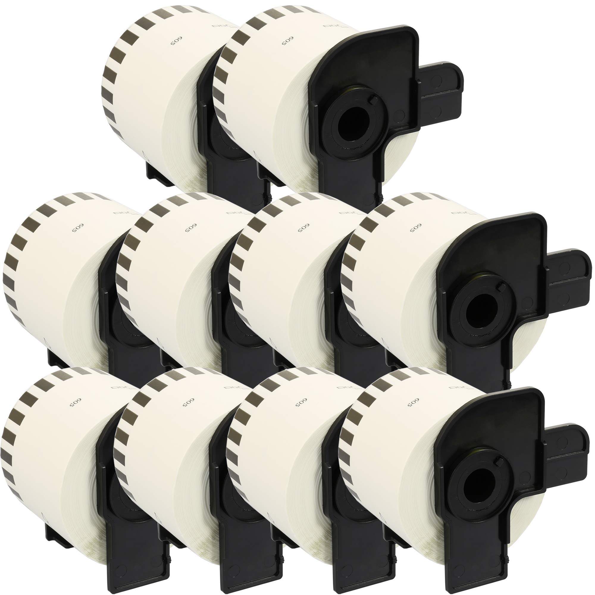10 X DK44205 Continuous Labels Compatible With Brother P-Touch - View #9