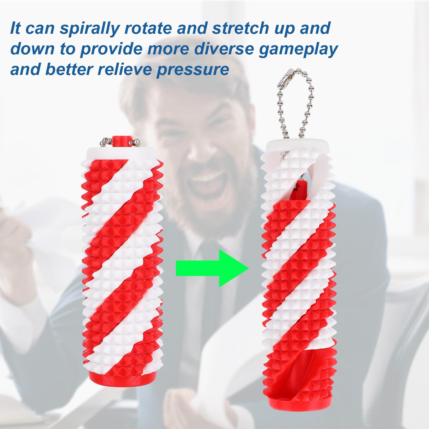 Porte-clés à Picots Grippie Stim - Jouet Amusant à Picots Pour La