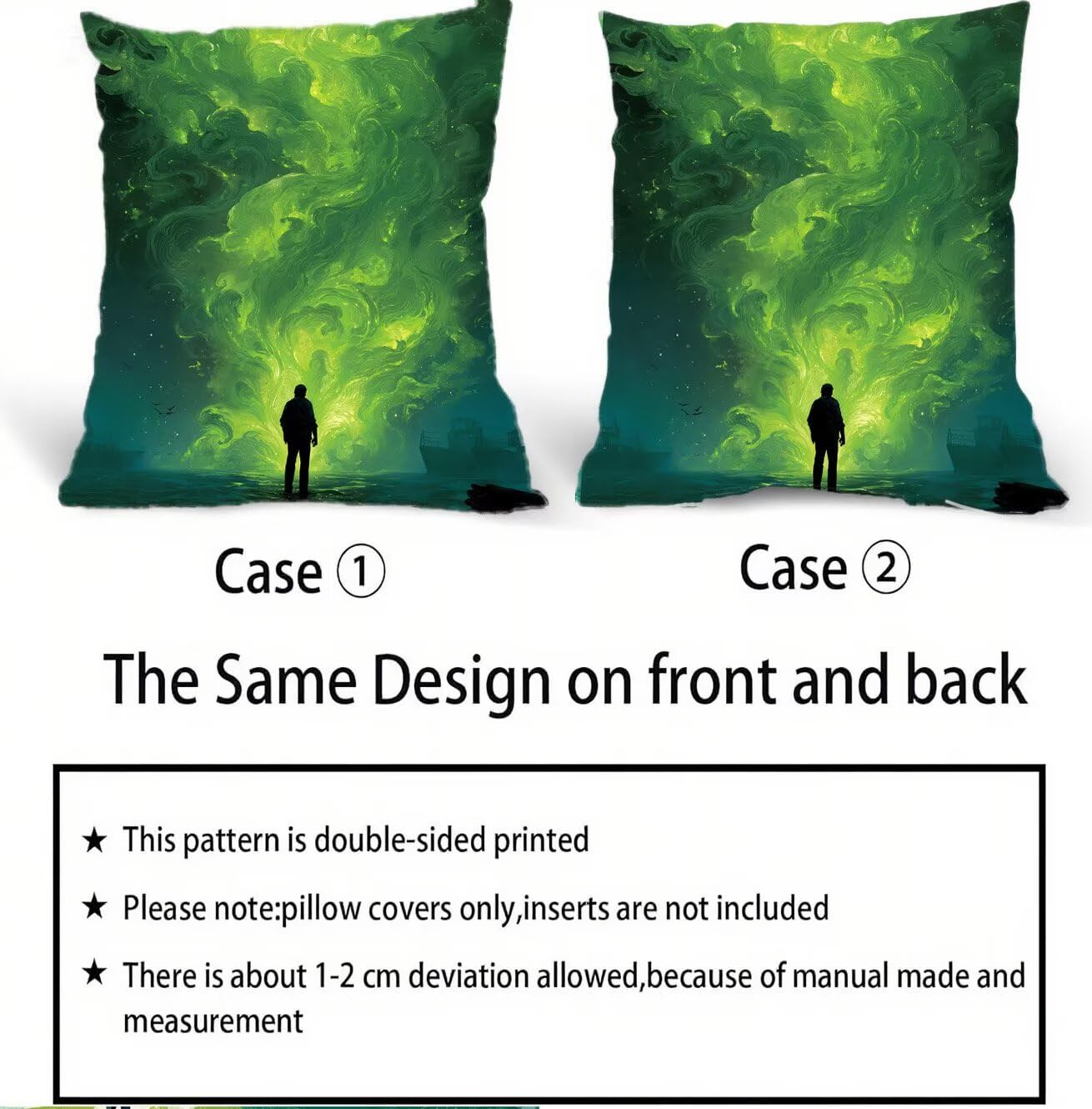 4 Pezzi Federe Cuscini Divano 60 x 60 Verde Divano Decorativo Doppia Faccia in Velluto con Cerniera Invisibile per Soggiorno Camera Balcone Esterno per Cucina, Sedia, Letto, Giardino, Il Sogno F0P-46