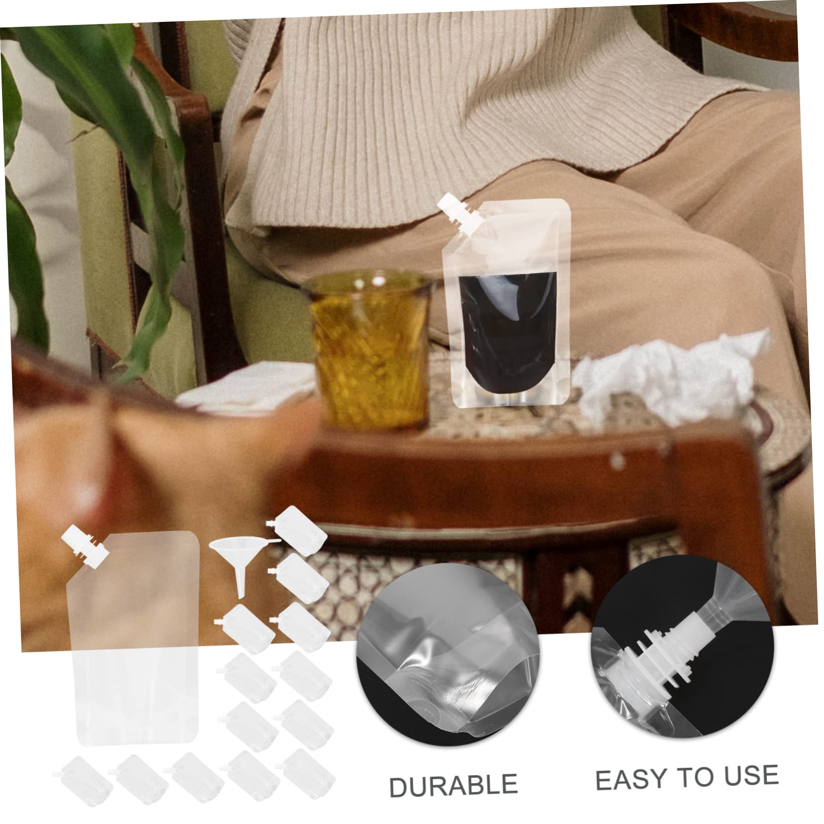 Amazon | GREENADSCAPE 1 セット スパウトドリンクバッグ ジュース