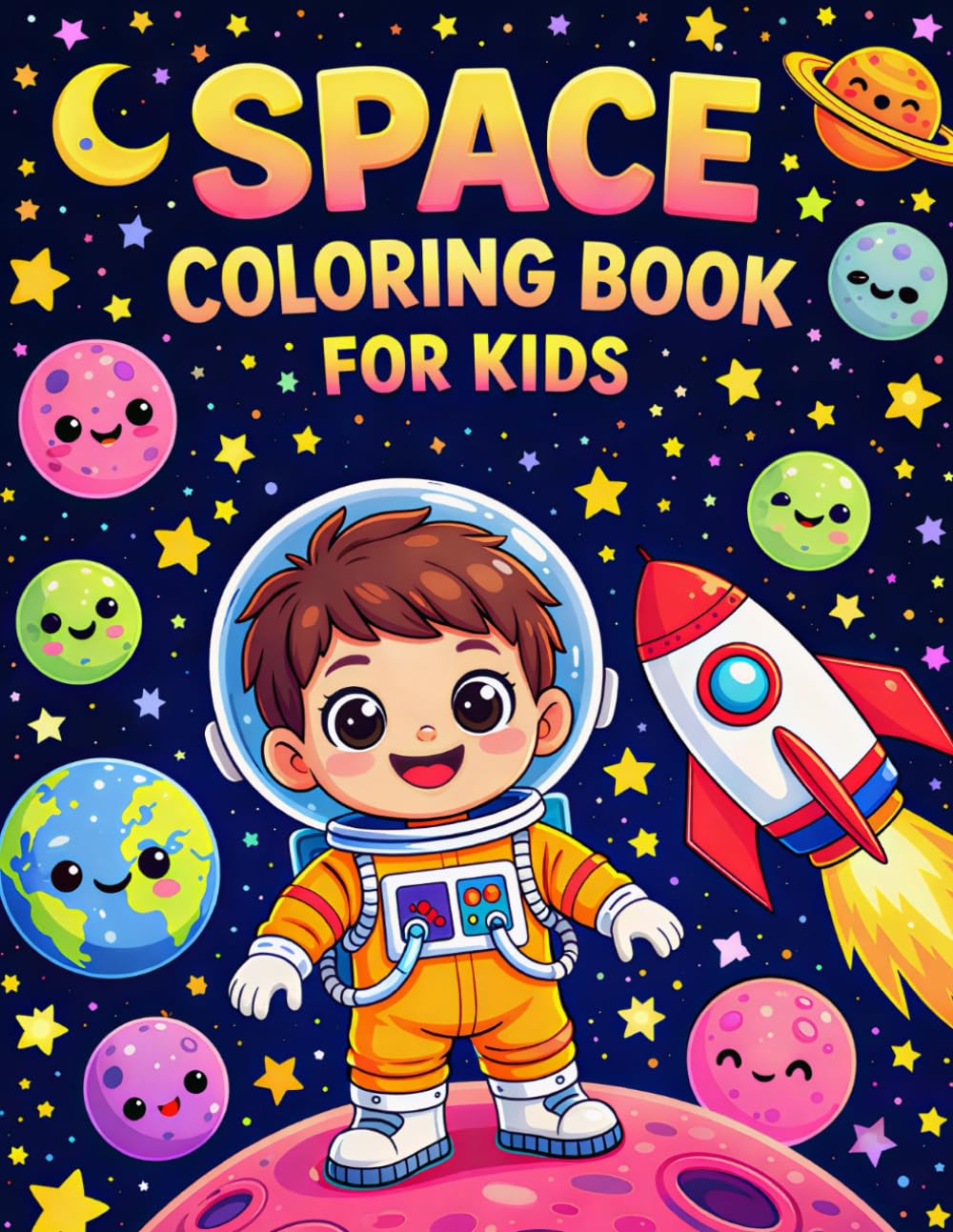 Space Coloring Book for Kids