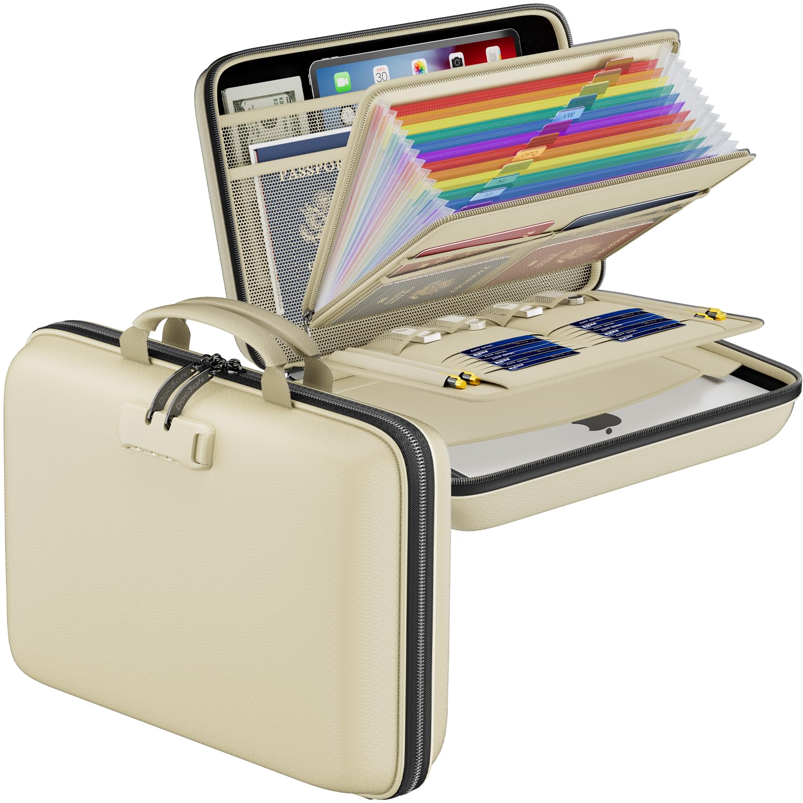 Amazon.com : DocSafe Fireproof File Organizer with Lock, Hard