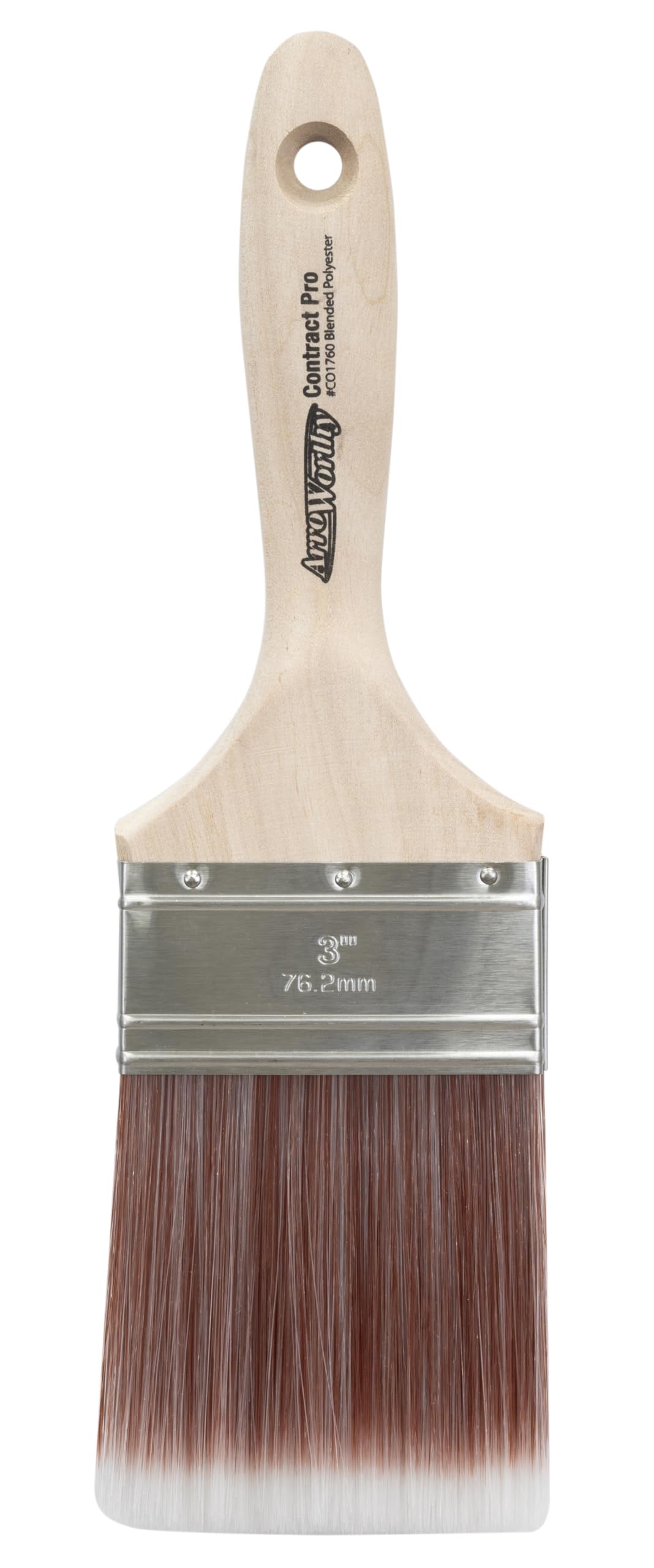 Gripper Cloth Beige Arroworthy 3" Contract Pro Straight Paint Brush Co1760-3